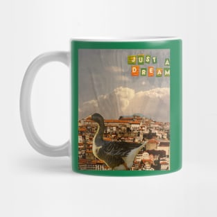 Just a Dream Duck in Italy Collage Mug